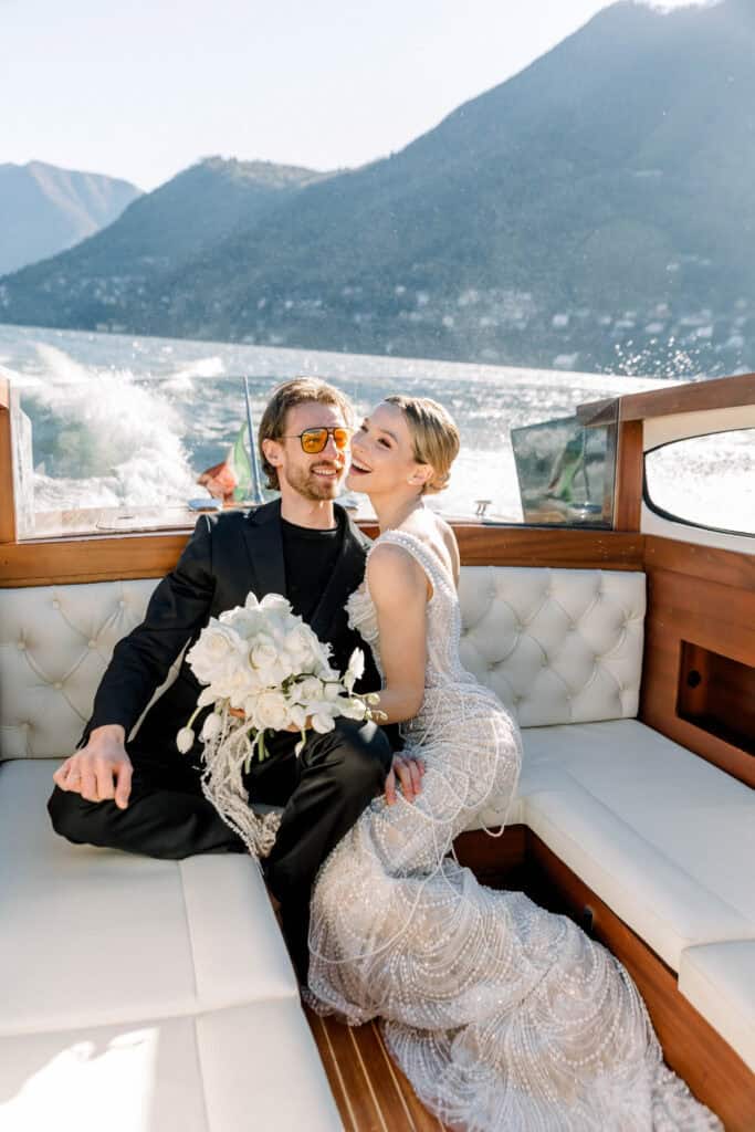 Lake Como Boat Photoshoot cinematic lake como session 06