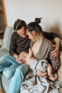newborn baby family session